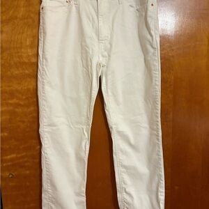Levi's Men's white Straight Jeans